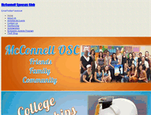 Tablet Screenshot of mcconnellosc.org